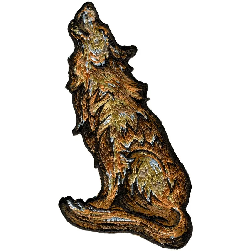 Cozy Chic Trends Hot Leathers PPA8940 Howling Wolf 2" x 5" Patch