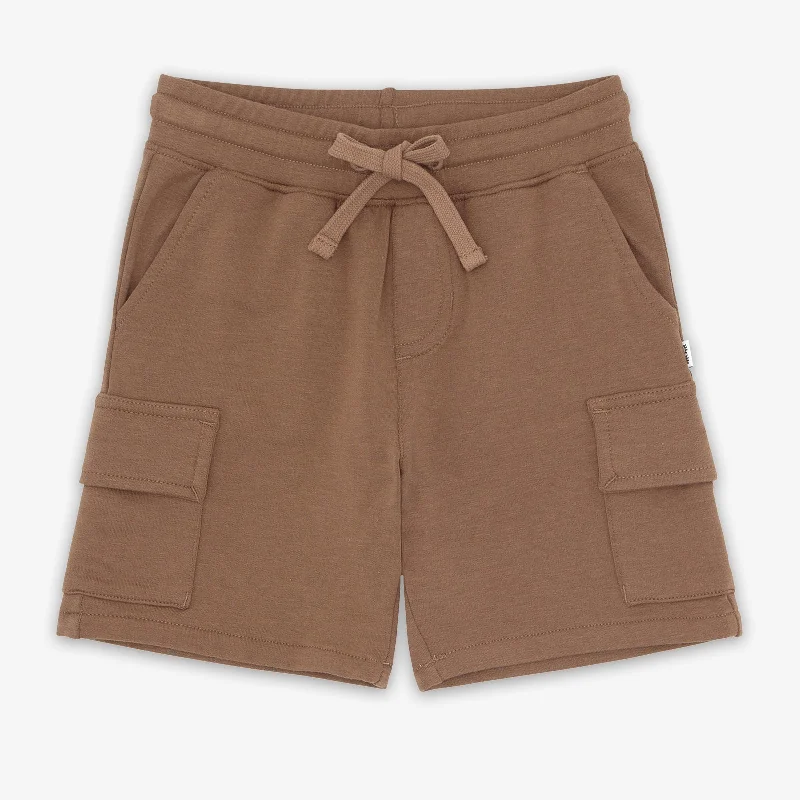 Light Comfort Vintage Brown Cargo Shorts