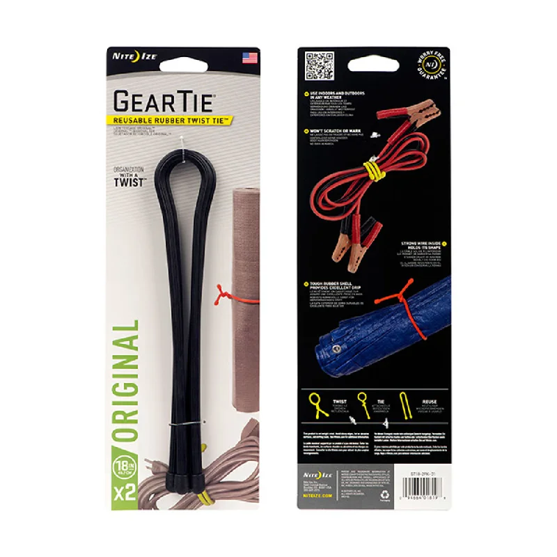 Soft Tops Nite Ize Gear Tie 18inch 2 Pack
