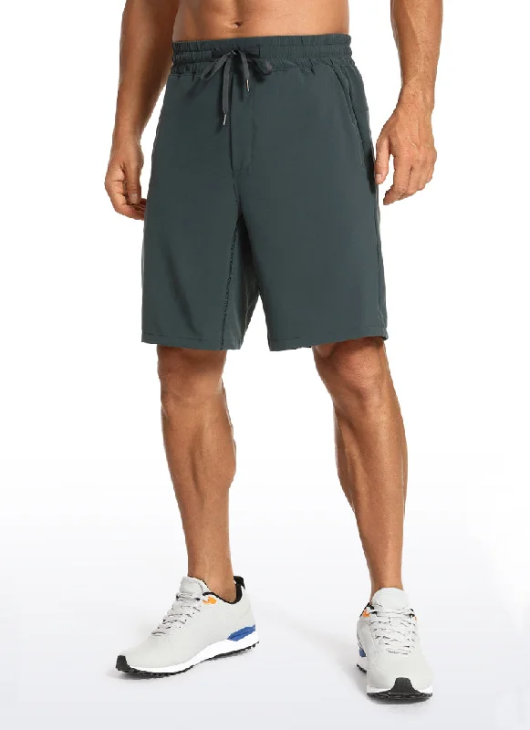Soft And Comfortable Feathery-Fit Athletic Shorts 9''- Lined