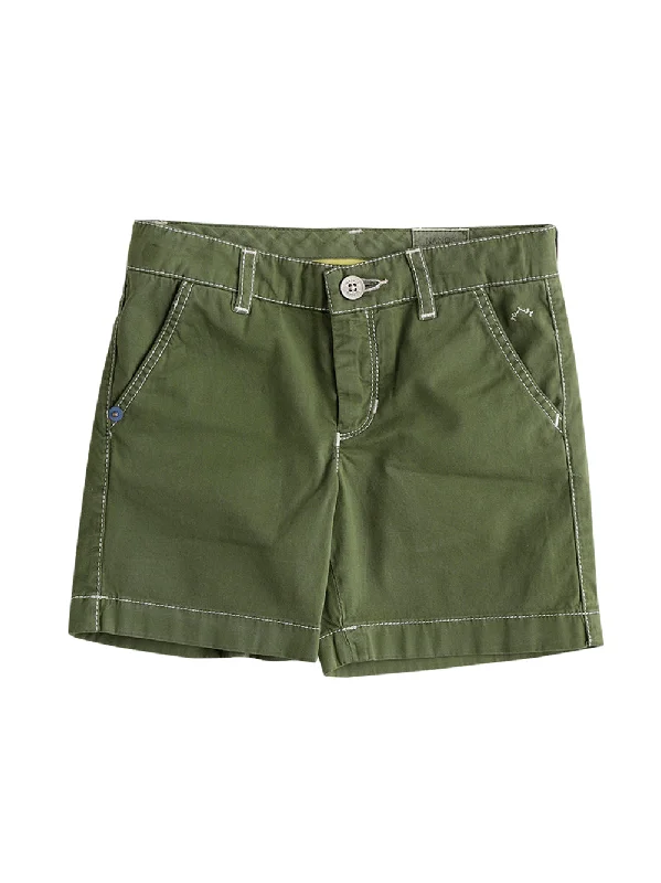Modern Comfort Wear Army Green Shorts