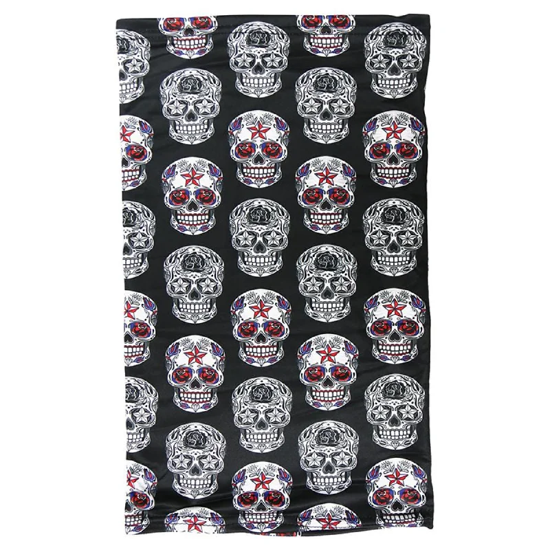 Simple Matching Hot Leathers HWN2018 Sugar Skulls Neck Gaiter Mask