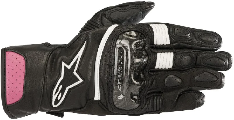 Comfortable And Casual Alpinestars Women’s Stella SP-2 v2 Black and Fuchsia Gloves