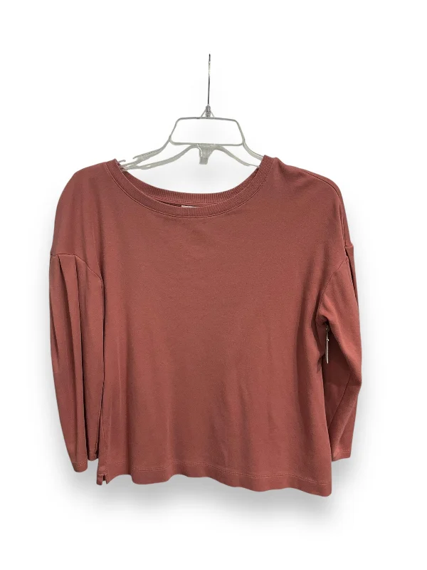 Sweet Girl Top Long Sleeve By Daily Ritual In Pink, Size: M