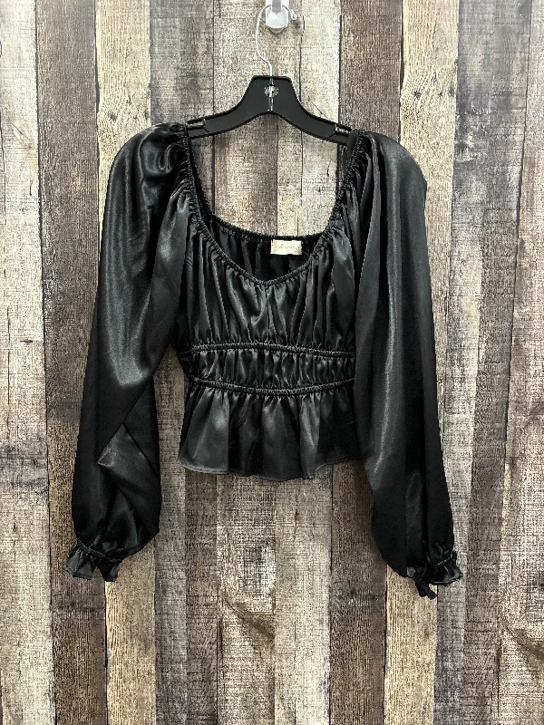 Versatile Items Top Long Sleeve By Altard State In Black, Size: M
