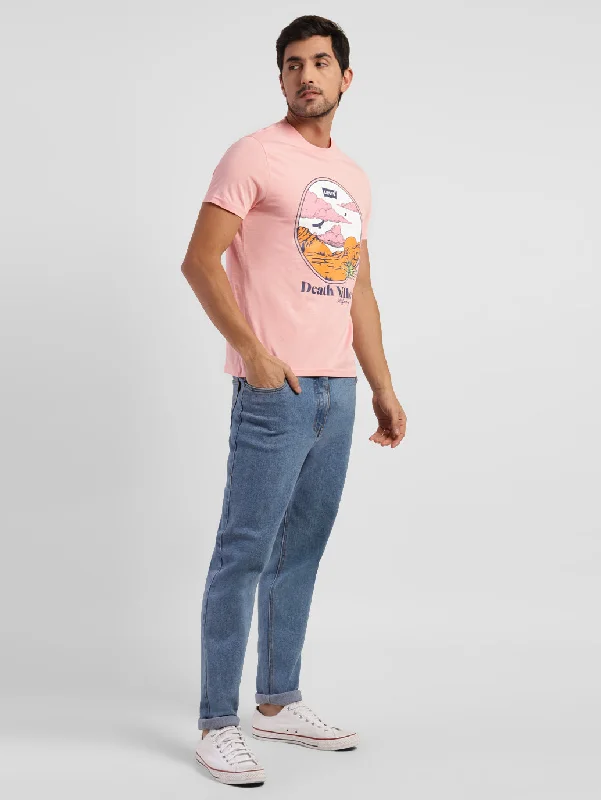 Autumn Selection Men's Graphic Print Slim Fit T-shirt
