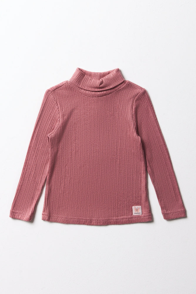 Weekend Comfort Poloneck Pink
