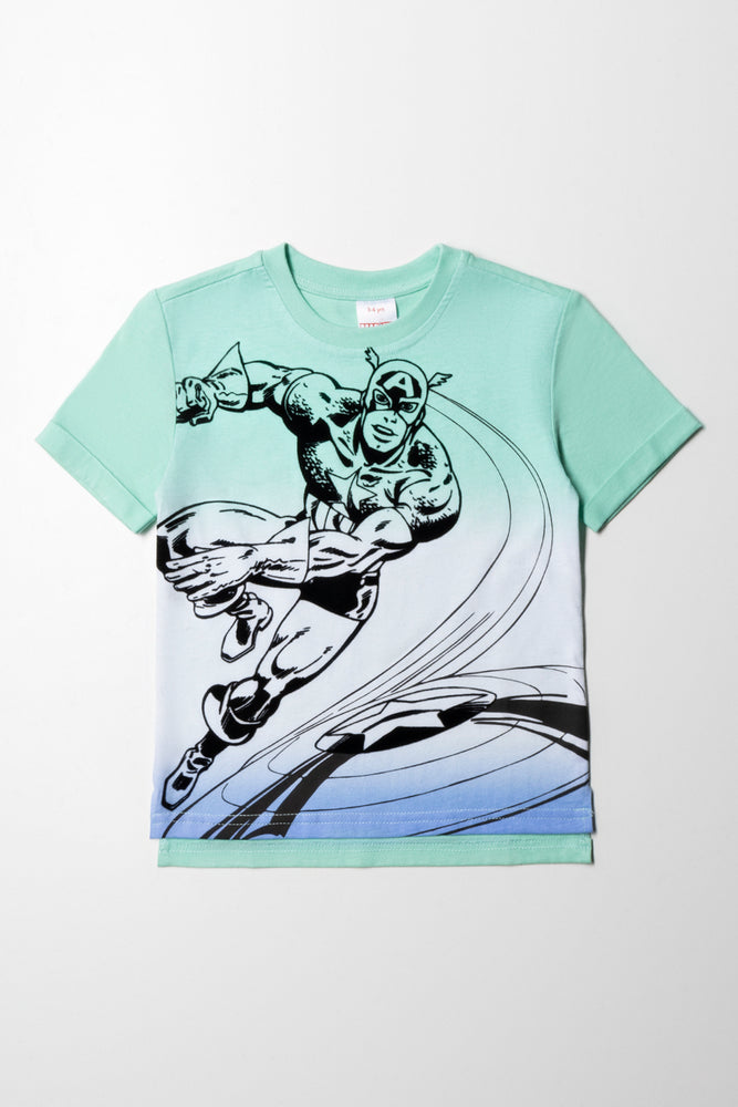 Stylish Comfort Marvel T-Shirt Light Green