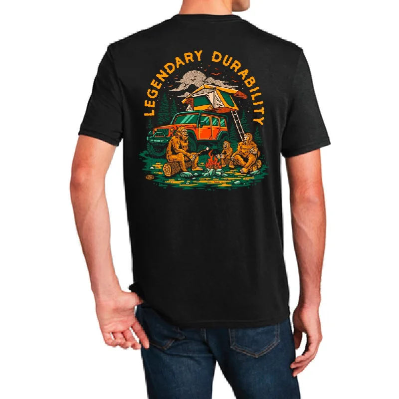 Minimalism Mens Jeep® Sasquatch T-Shirt - Black