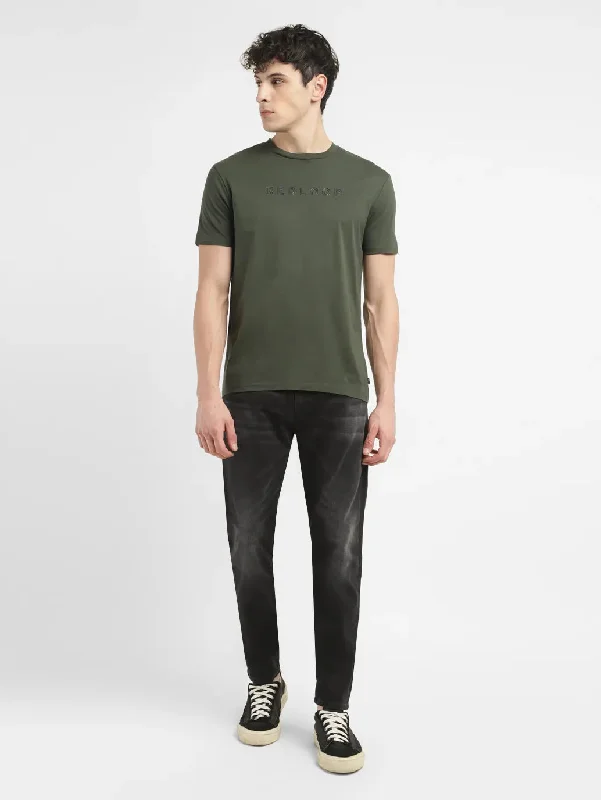 Soft Looks Men's Typographic Print Slim Fit T-shirt