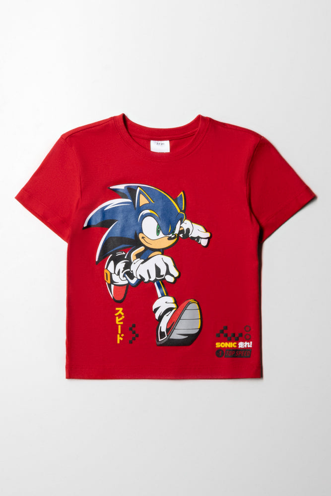 Sporty Wear Sonic T-Shirt Red
