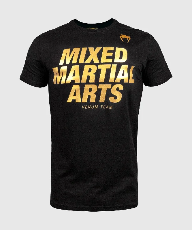 Hooded design Venum MMA VT T-shirt - Black/Gold