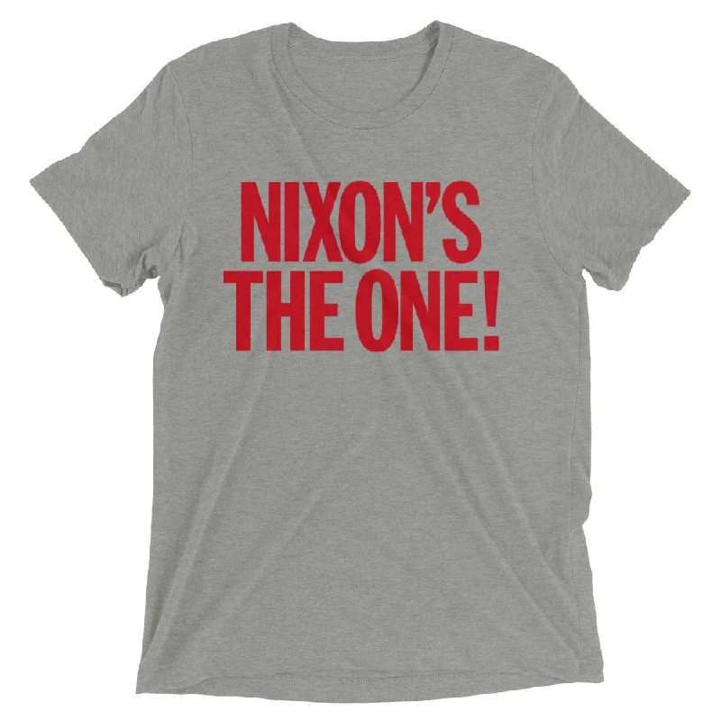 European And American Style Nixon's the One 1968 Campaign Tri-Blend T-Shirt