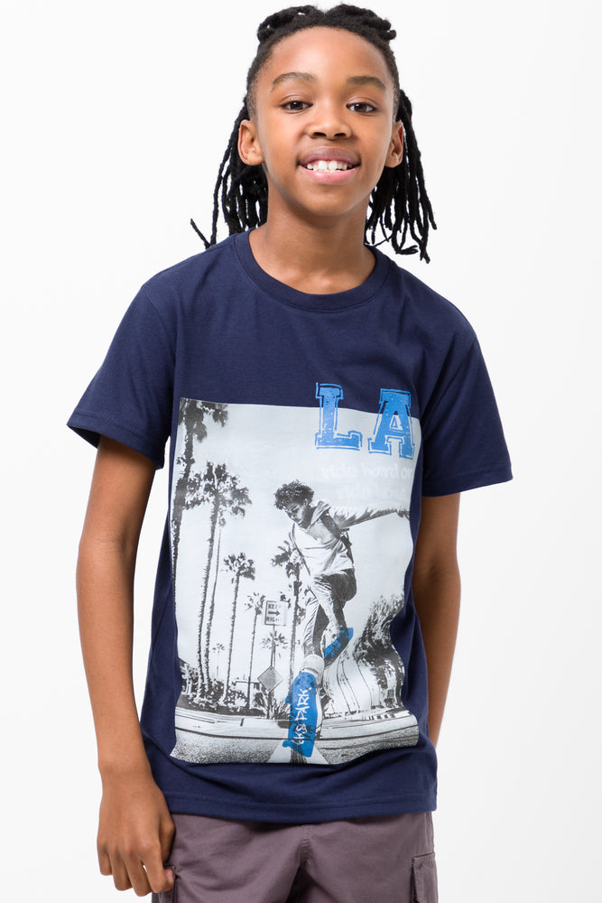 Weekend Wear Short Sleeve T-Shirt Navy