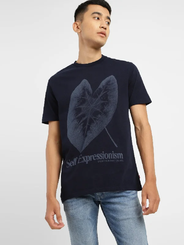 Personalized Design Men's Graphic Print Crew Neck T-shirt