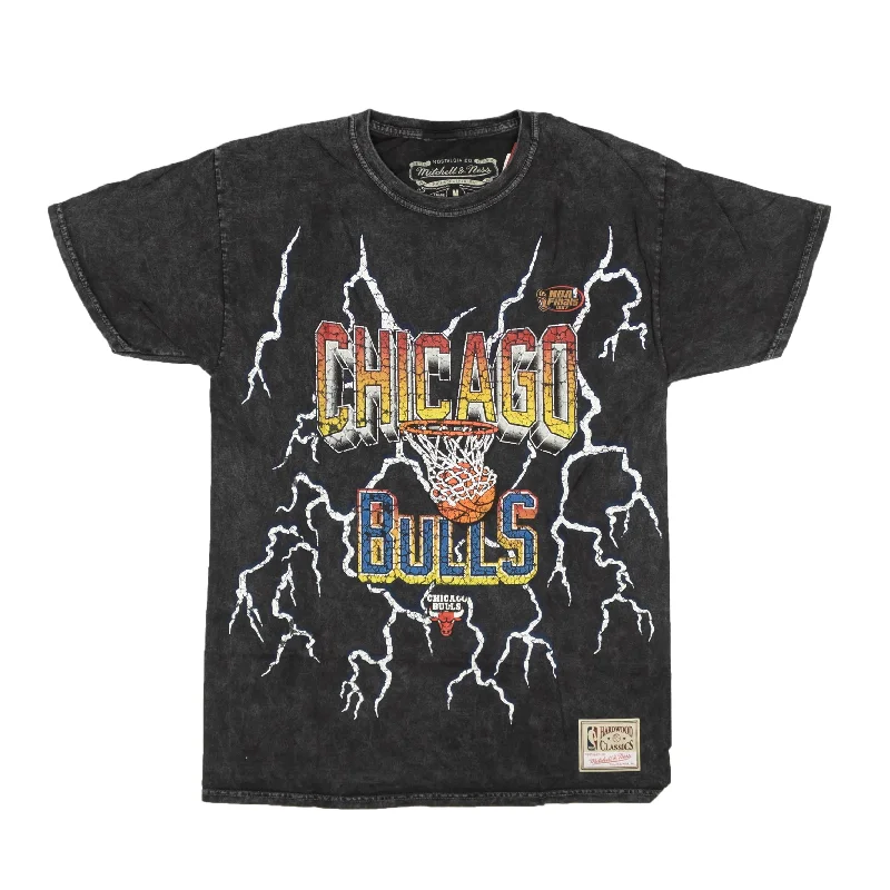 Bright Colors Mitchell & Ness Nba Vintage Lightning Warriors T-Shirt - Black