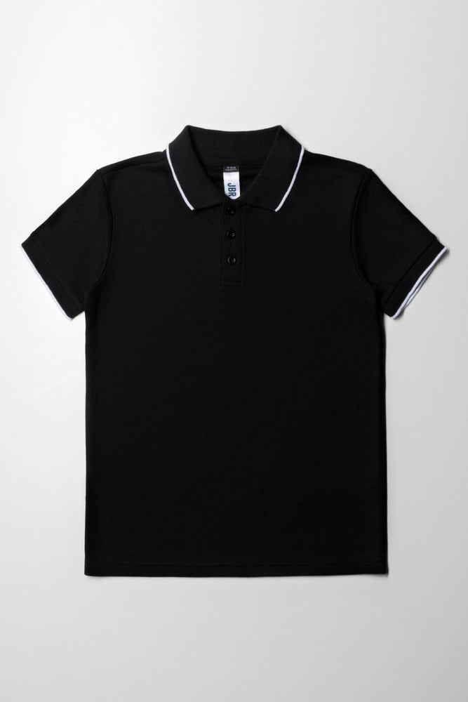 Everyday Outfits Short Sleeve Golfer Black