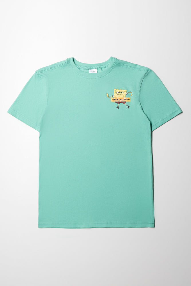 Layered Style Spongbob T-Shirt Mint