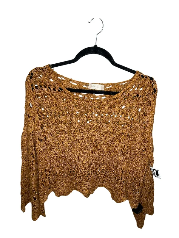 Minimal Style Top Long Sleeve By Altard State In Tan, Size: Xs
