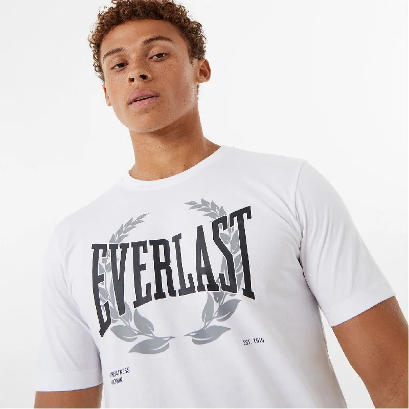 Embroidered Letters Everlast T shirt