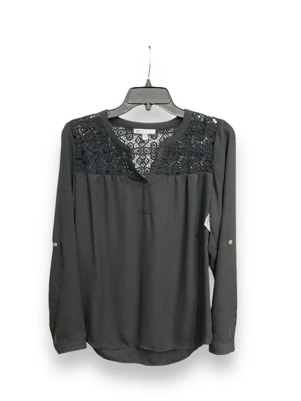 Lazy Style Top Long Sleeve By Dr2 In Black, Size: S