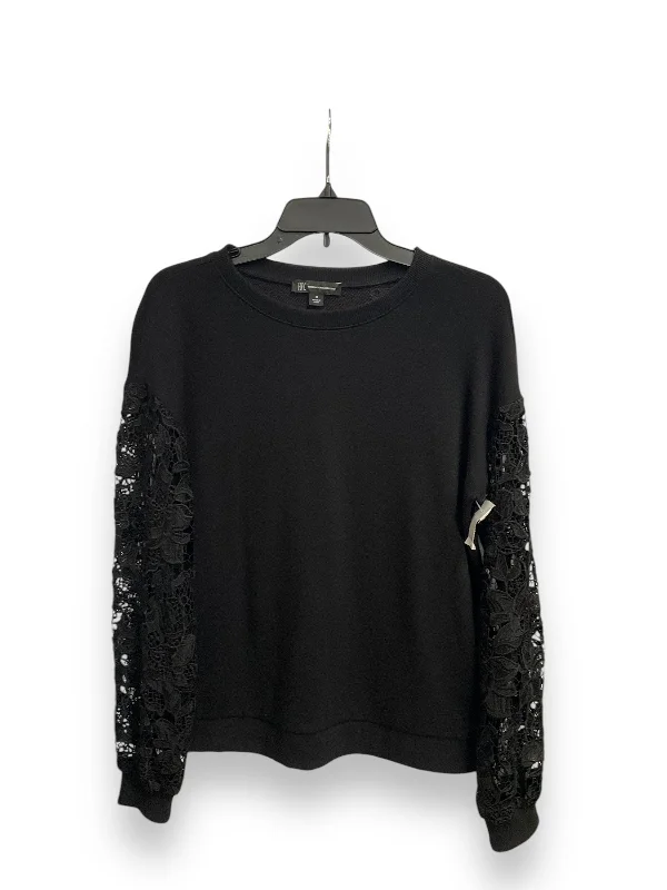 Dynamic Fashion Top Long Sleeve By Inc In Black, Size: M