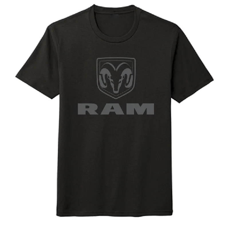 Fashion Innovation Mens RAM Blackout T-shirt (Black)