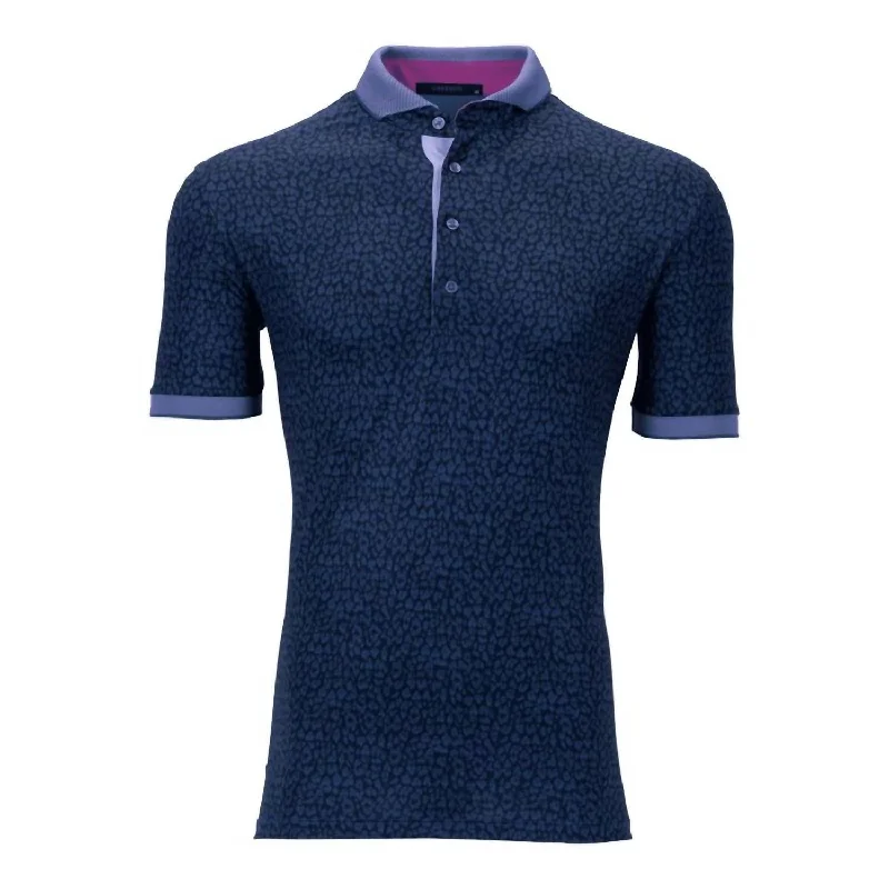 Urban Sense Men's Polo Shirt In Camo Jag