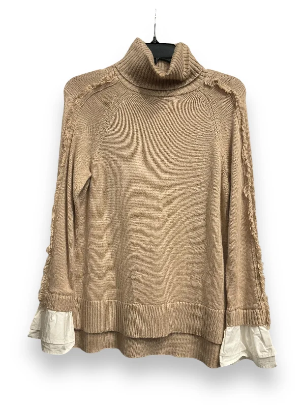 Spiritual Vitality Top Long Sleeve By Design History In Cream, Size: S