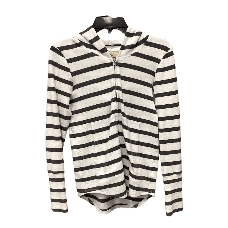 Everyday Comfort Top Long Sleeve By Chaser In Striped Pattern, Size: Xs
