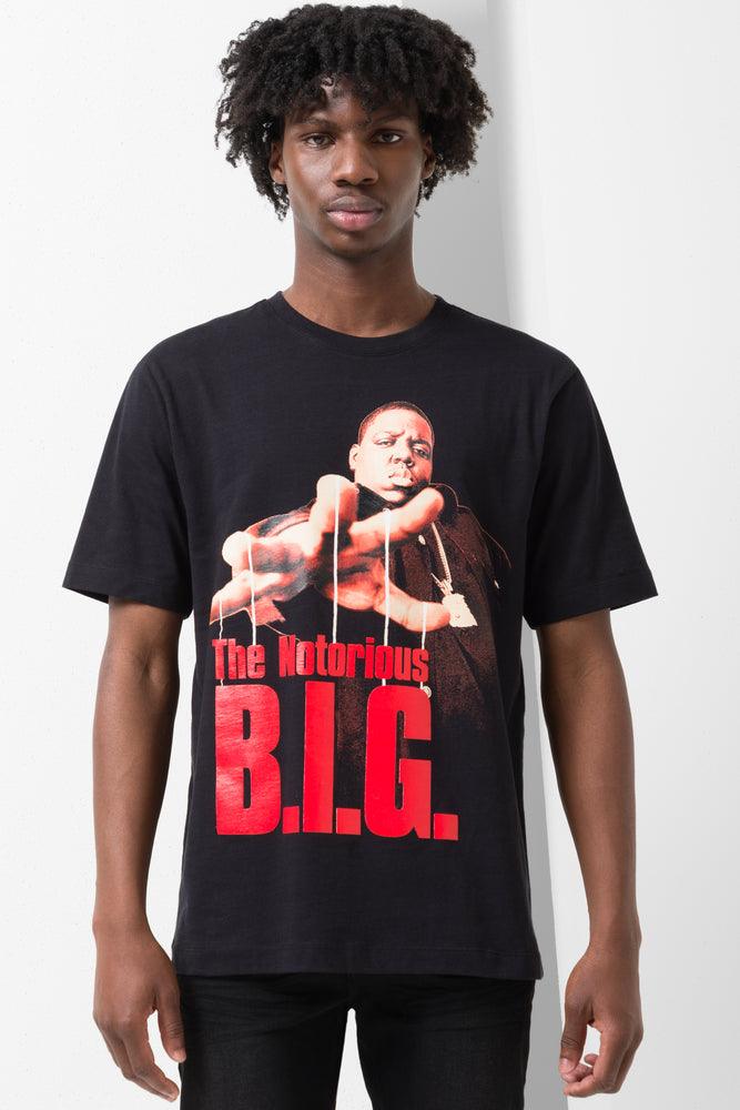 Fashionable Prints B.I.G Short Sleeve T-Shirt Black