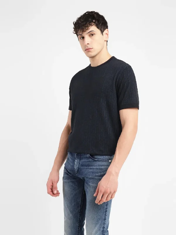 Chic Outfits Men's Brand Logo Slim Fit T-shirt