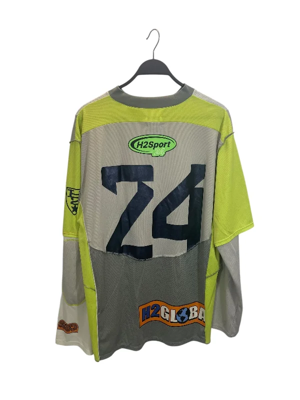 Breezy Comfort HERON PRESTON/H&M/LS T-Shirt/L/Polyester/MLT/Graphic/DBBL LAYERED L/S