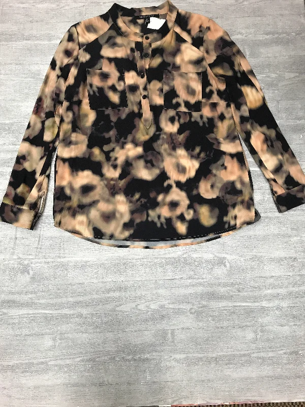 Wandering freely Top Long Sleeve By Clothes Mentor In Multi-colored, Size: M