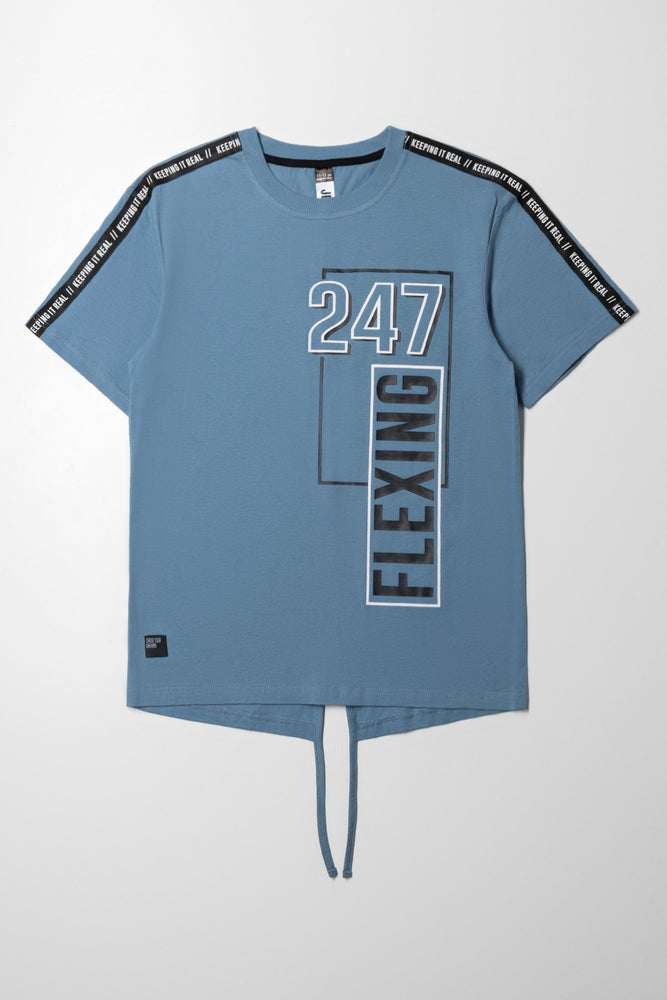 Youthful Vitality Short Sleeve T-Shirt Blue