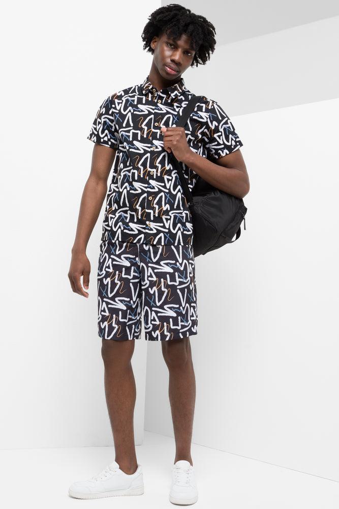 Effortless Elegance Short Sleeve Shirt Black