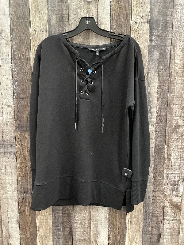 Body Design Tunic Long Sleeve By White House Black Market In Black, Size: M