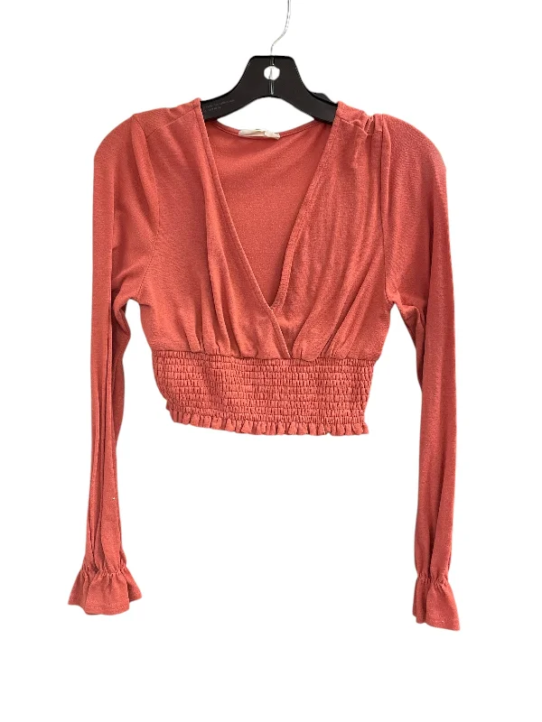 High Street Series Top Long Sleeve By Altard State In Coral, Size: Xs