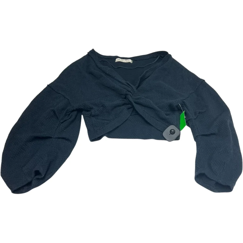 Soft Clothing Top Long Sleeve By We The Free In Navy, Size: Xs