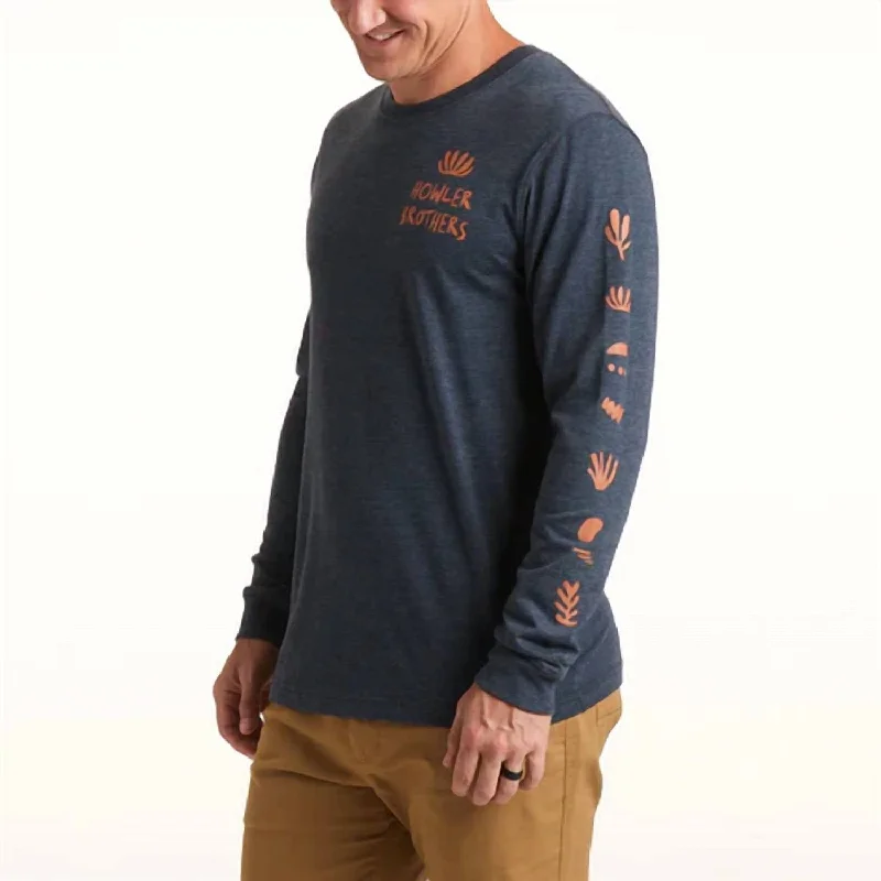 High-quality Styles Men's Select Distant Forms Long Sleeve Top In Navy Heather