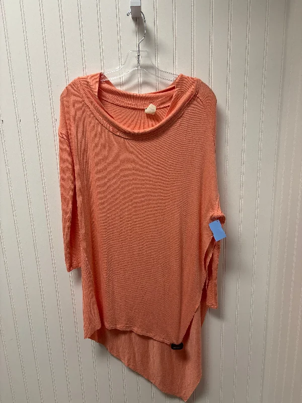 Cozy Fit Wear Tunic Long Sleeve By We The Free In Orange, Size: S