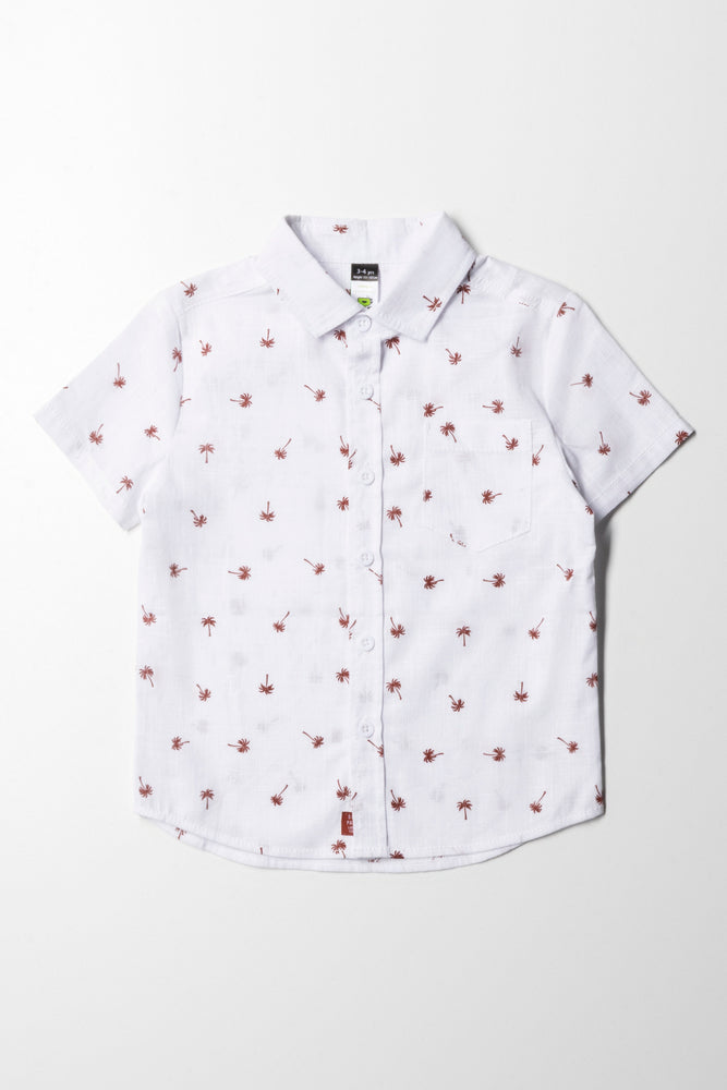 Cozy Chic Wear Short Sleeve Shirt White
