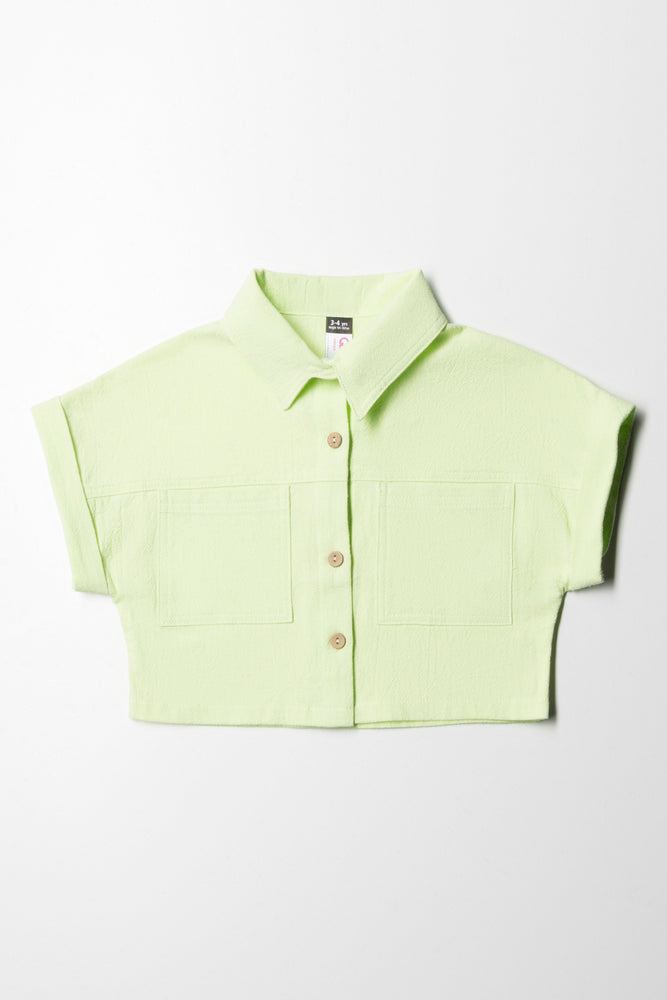 Classic Choice Resort Shirt Linen Lime