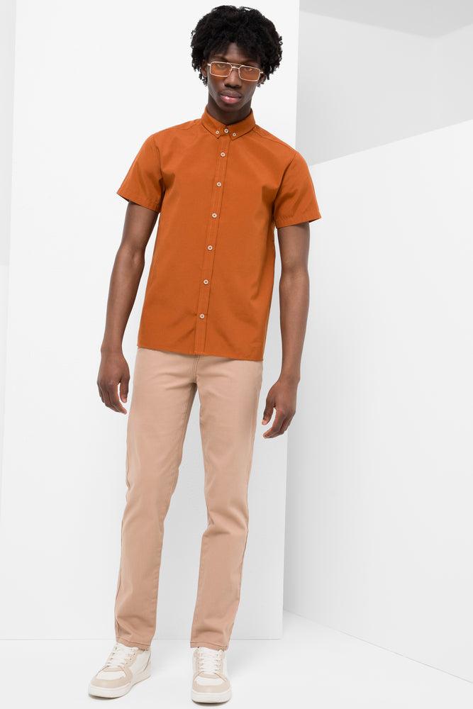 Effortless Comfort Short Sleeve Shirt Brown