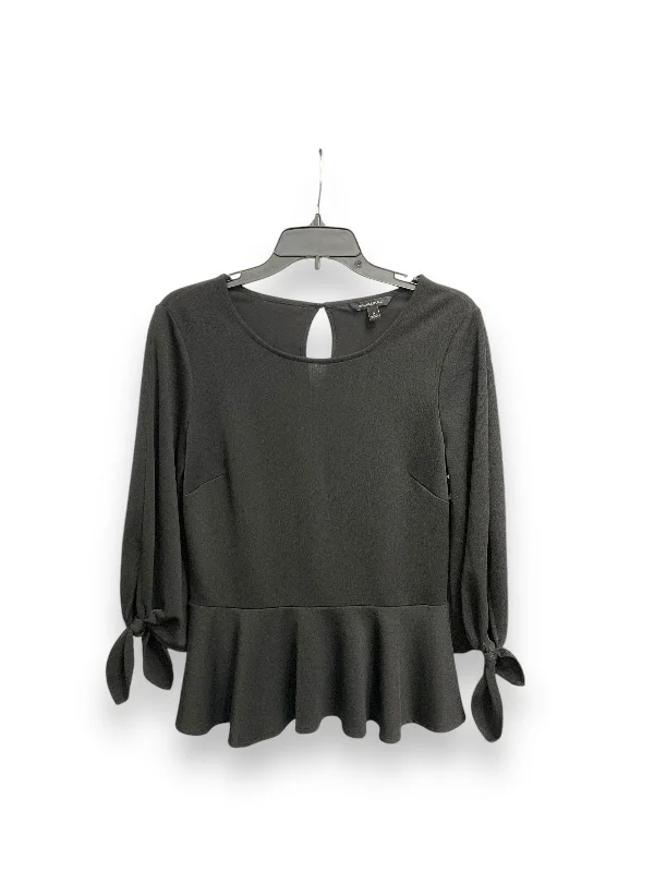 Bottom And Versatile Top Long Sleeve By Banana Republic In Black, Size: S