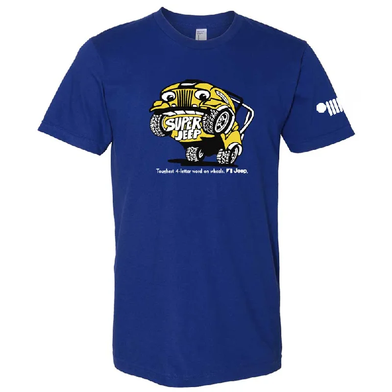 Feminine Charm Mens Super Jeep® T-Shirt - Lapis Blue