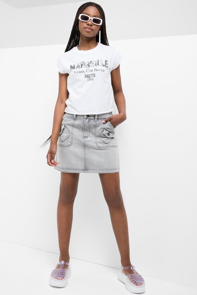 Minimalism Short Sleeve T-Shirt White