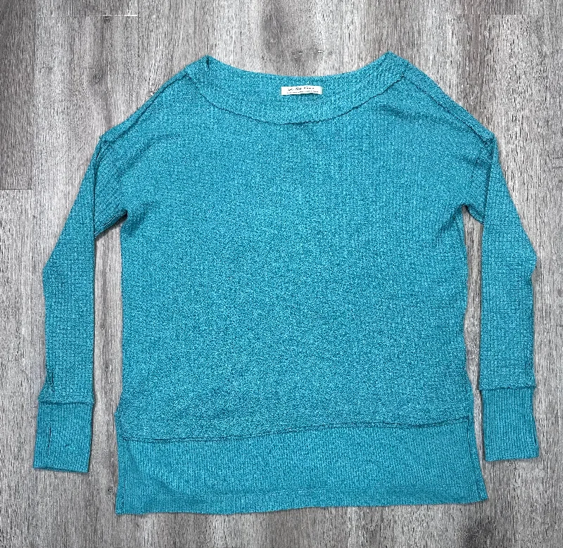Street Cool Top Long Sleeve By We The Free In Blue, Size: S