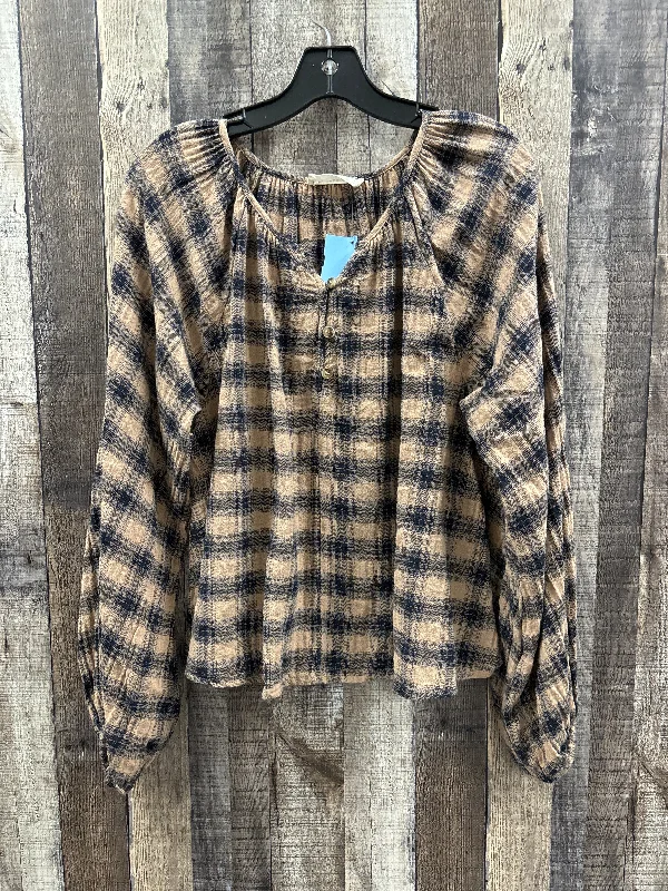 Youthful Style Top Long Sleeve By By Together In Multi-colored, Size: M