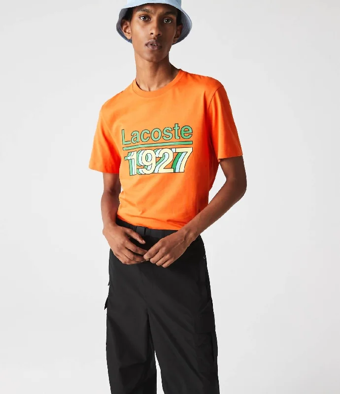 Warm Winter Series Men's Turtle T-Shirt In Orange